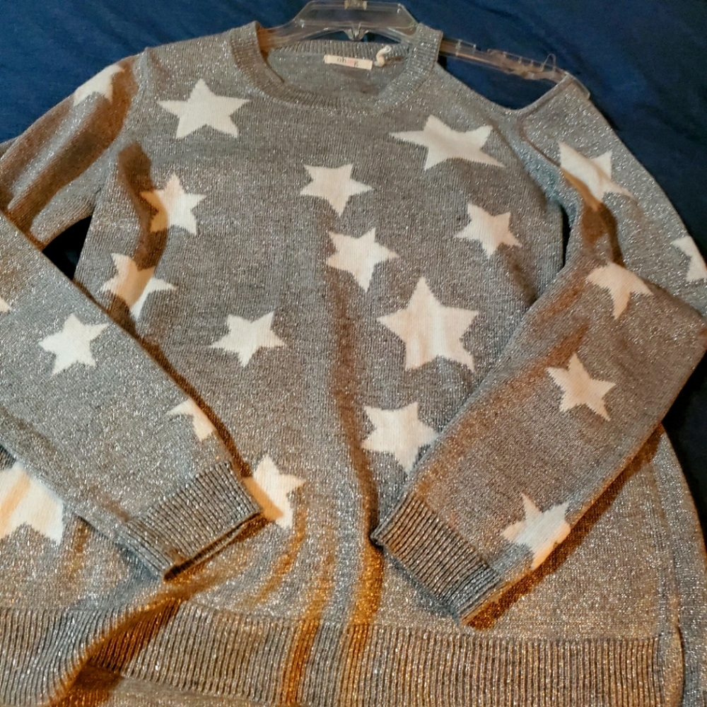 Off the shoulder sweater